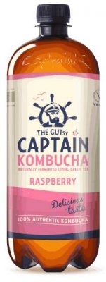 The Gutsy Captain Kombucha malina BIO 1l