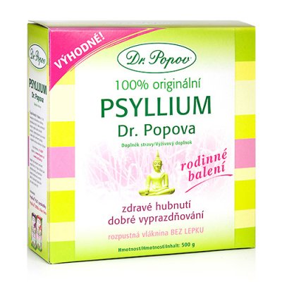 Dr. Popov Psyllium rozpustná vláknina 500 g