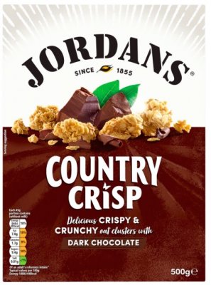 Jordans Country Crips Dark Chocolate 500g