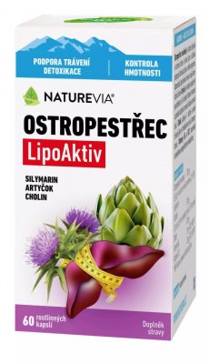 NatureVia Ostropestřec LipoAktiv cps.60