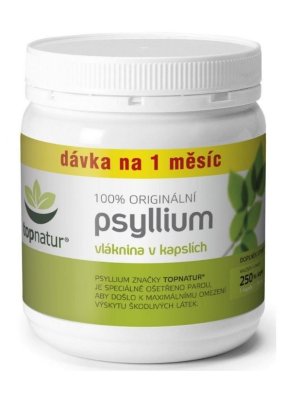 Topnatur Psyllium 250 kapslí