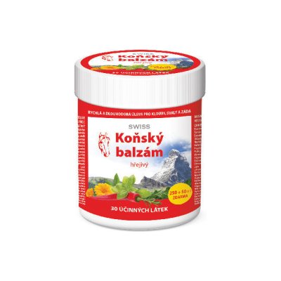 Swiss Koňský balzám hřejivý 250+50 ml