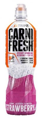 Extrifit Carnifresh Sparkling Caffeine free 850 ml wild strawberry mint