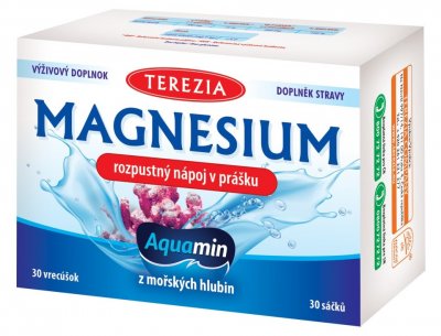 TEREZIA Magnesium rozpustný nápoj v prášku 30x6g