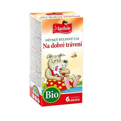 Apotheke BIO Dětský čaj dobré trávení nálevové sáčky 20x 1,5 g