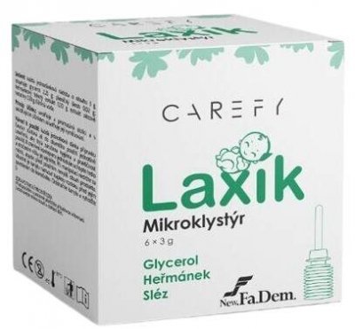 CAREFY Laxík mikroklystýr pro děti 6x3g