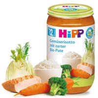 HIPP BIO Zeleninové rizoto s krůtím masem 250 g