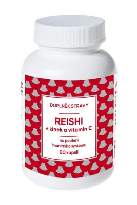 Naturvita REISHI + Zinek a vitamín C 60 kapslí Naturvita REISHI + Zinek a vitamín C 60 kapslí