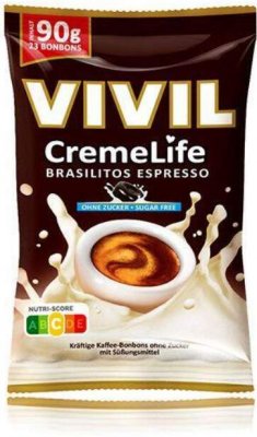 Vivil CremeLife brasilitos espresso bez cukru 90g