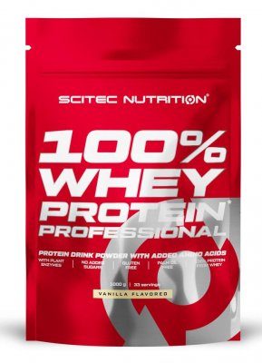 Scitec Nutrition 100% Whey Protein Professional 1000g vanilla