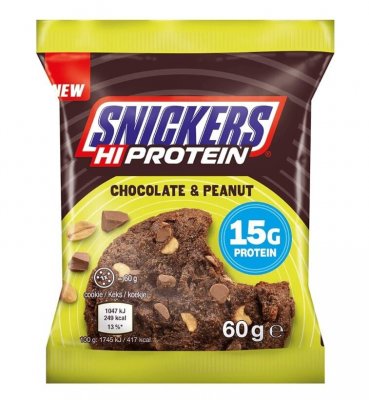 Mars Snickers High Protein Cookie čokoláda/arašídy 60 g