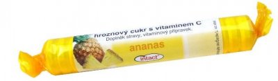 Intact hroznový cukr s vitamínem C - ananas 40 g