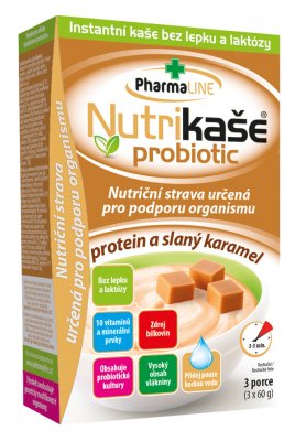 Nutrikaše probiotic protein a slaný karamel 3x60g