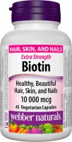 Webber Naturals Biotin 10 000 mcg 45 cps