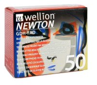 Wellion NEWTON testovací proužky Ke glukometru Wellion NEWTON GDH-FAD, 50 ks