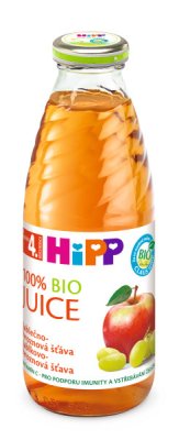 HIPP ŠŤÁVA BIO Jablečno-hroznová 500ml