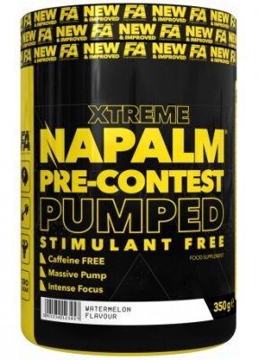 Fitness Authority Napalm Pre-Contest Pumped Stimulant Free 350 g sour watermelon