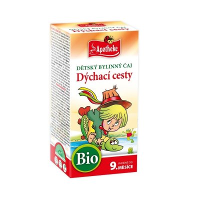 Apotheke BIO Dětský čaj Dýchací cesty nálevové sáčky 20x1,5 g