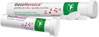 GeloRevoice pastil.do krku bezinka-bez ment. 10ks