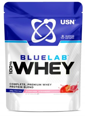 USN Bluelab 100% Whey Protein Premium 476 g jahoda