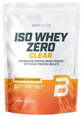 BioTech Iso Whey Zero Clear 1000 g peach ice tea