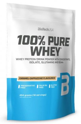 BioTech 100% Pure Whey 454 g caramel cappuccino