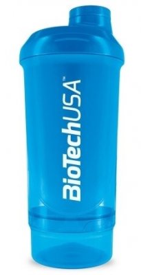 BioTech Šejkr 500 ml + 150 ml blue