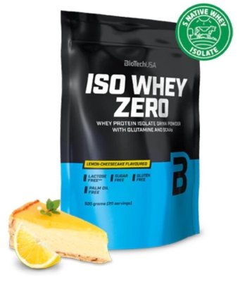 BioTech Iso Whey Zero 500 g lemon cheesecake