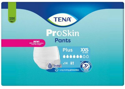 TENA Proskin Pants Plus XXS Inkontinenční kalhotky 14ks