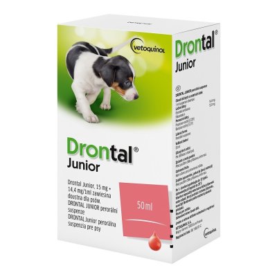 Drontal Junior perorální suspenze 50 ml