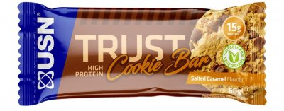 USN Trust Cookie Bar 60 g slaný karamel