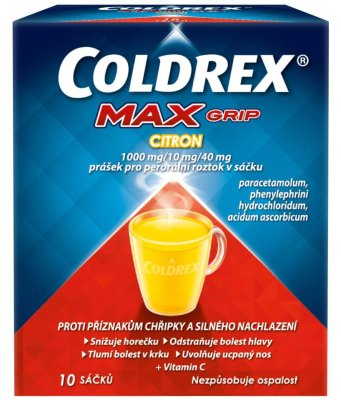 Coldrex MAXGRIP CITRON 10 sáčků