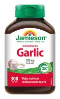Jamieson Česnek bez zápachu 500 mg 300 kapslí Jamieson Česnek bez zápachu 500 mg 300 kapslí