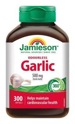 Jamieson Česnek bez zápachu 500 mg 300 kapslí