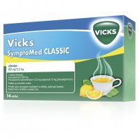 VICKS SYMPTOMED CLASSIC CITRÓN 500MG/12,2MG perorální PLV SOL SCC 14