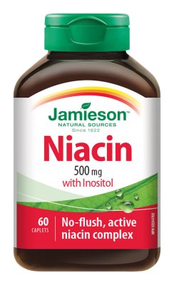 Jamieson Niacin 500 mg s inositolem 60 tablet Jamieson Niacin 500 mg s inositolem 60 tablet
