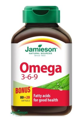 Jamieson Omega 3-6-9 1200 mg 100 tobolek