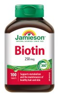 Jamieson Biotin 250 μg 100 tablet