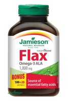 Jamieson Flax Omega-3 1000 mg lněný olej 200 kapslí