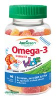 Jamieson Omega-3 Kids Gummies želatinové pastilky 60 ks