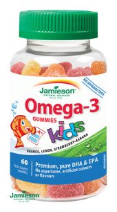 Jamieson Omega-3 Kids Gummies želatinové pastilky 60 ks