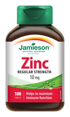 Jamieson Zinek 10 mg 100 tablet Jamieson Zinek 10 mg 100 tablet