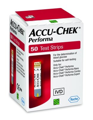 PROUŽKY DIAGNOSTICKÉ ACCU-CHEK PERFORMA 50 INZULÍNOVÝ REŽIM,50KS