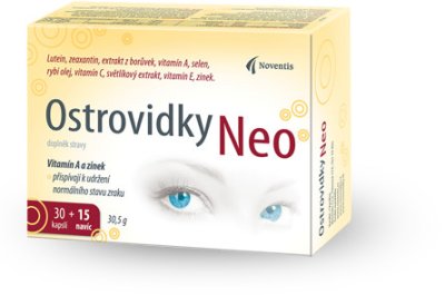 Noventis Ostrovidky Neo 30+15 kapslí