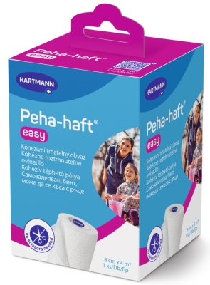 Peha-haft easy kohezivní trhatelný obvaz 8cmx4m 1ks