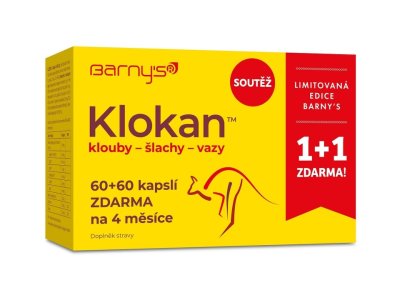 Barny´s Klokan limitovaná edice 60+60 kapslí