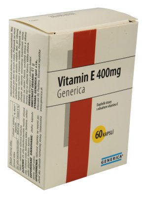 Generica Vitamin E 400 I.U. 60 kapslí