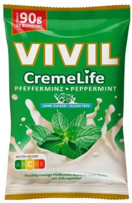 Vivil CremeLife peprmint bez cukru 90g