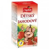 Apotheke Dětský ovocný čaj jahodový nálevové sáčky 20x 2 g