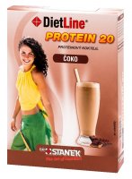 DietLine Protein 20 Koktejl Čoko 3 sáčky